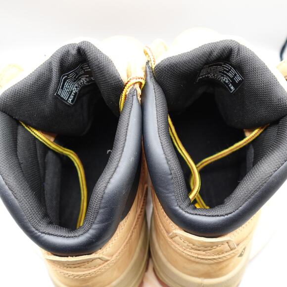 Herman Survivor Mens Boots 13W Workwear Waterproof Lace Up Steel Toe Brown - Picture 9 of 11